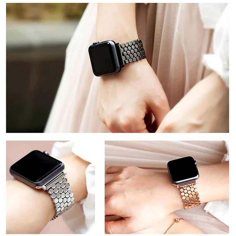 Fish-scale Apple Watch Band