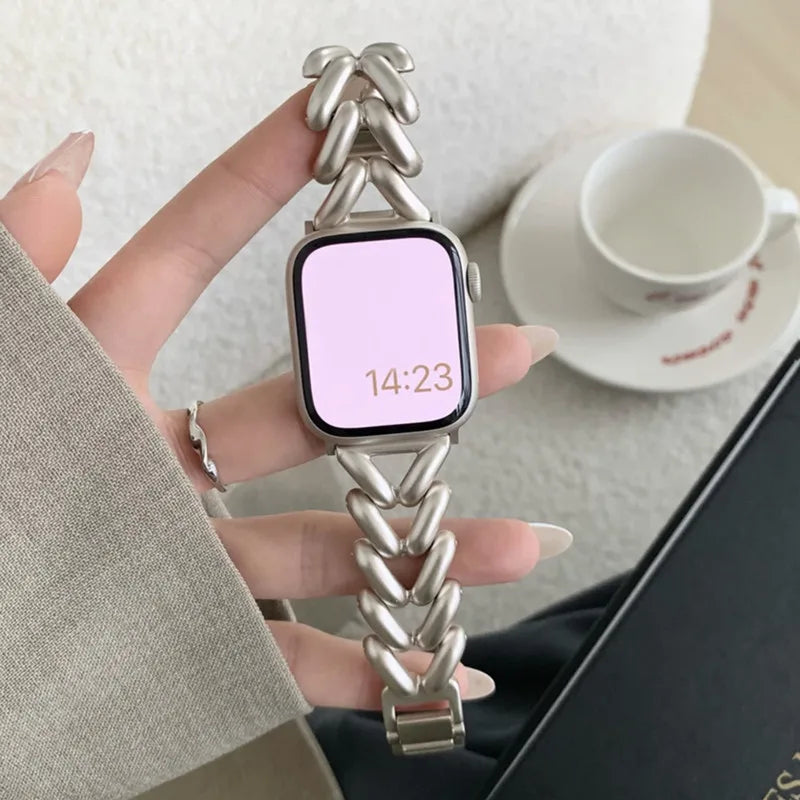 Metal Strap Apple Watch Band