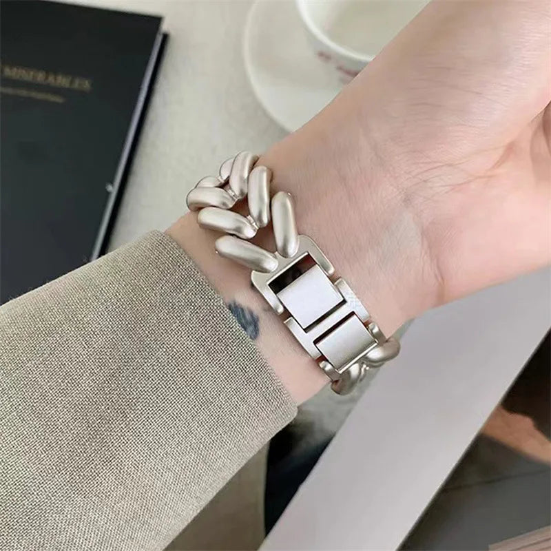 Metal Strap Apple Watch Band