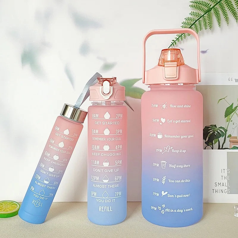 Motivationsflaschen (300ml+900ml+2L)