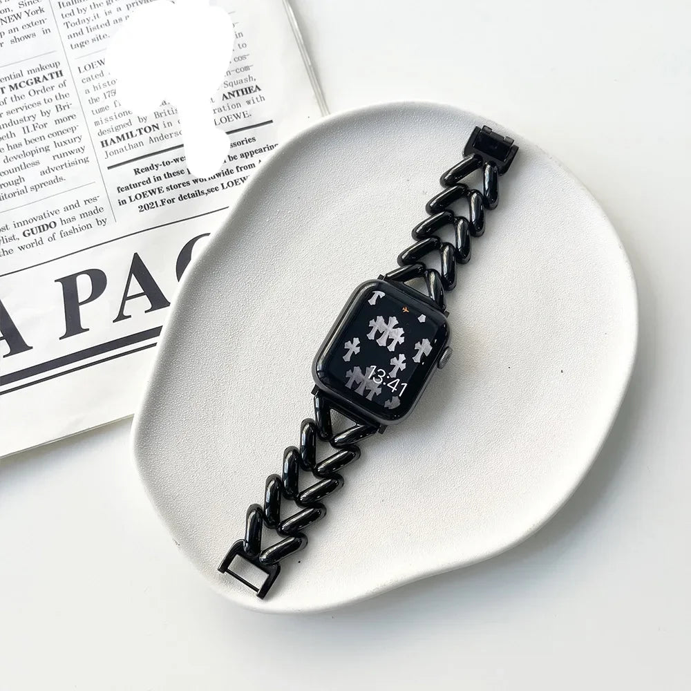 Metal Strap Apple Watch Band