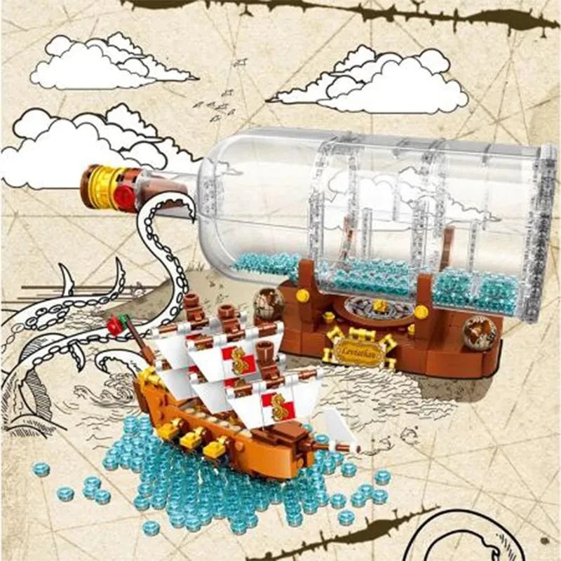 Schiff in der Flasche
