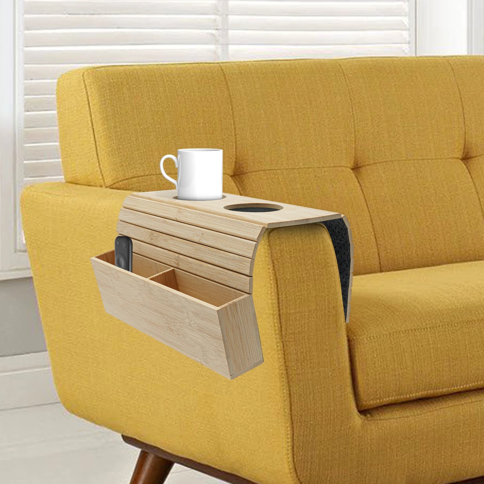 Bambus-Sofatablett