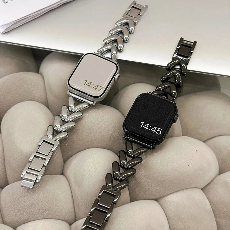 Metal Strap Apple Watch Band
