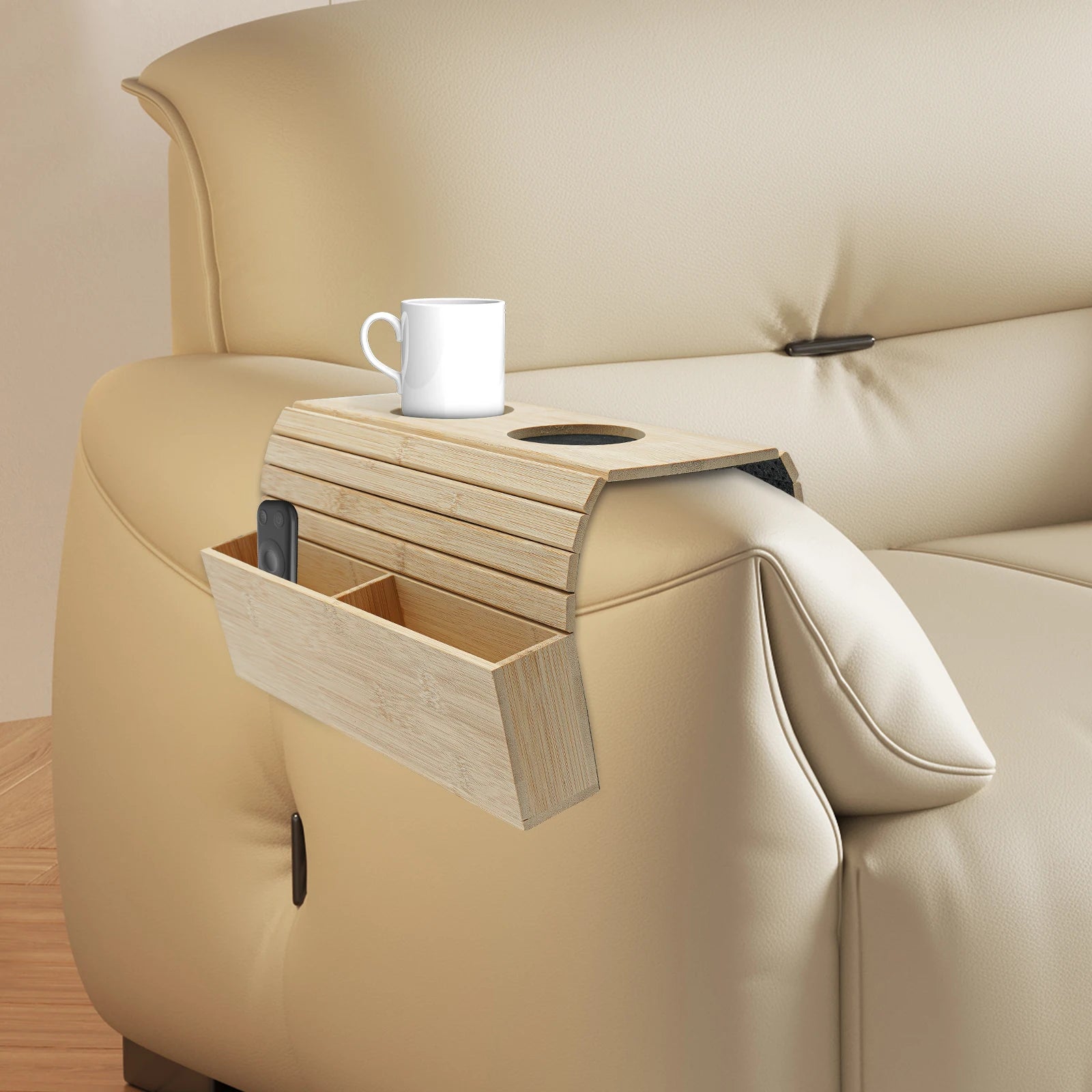 Bambus-Sofatablett