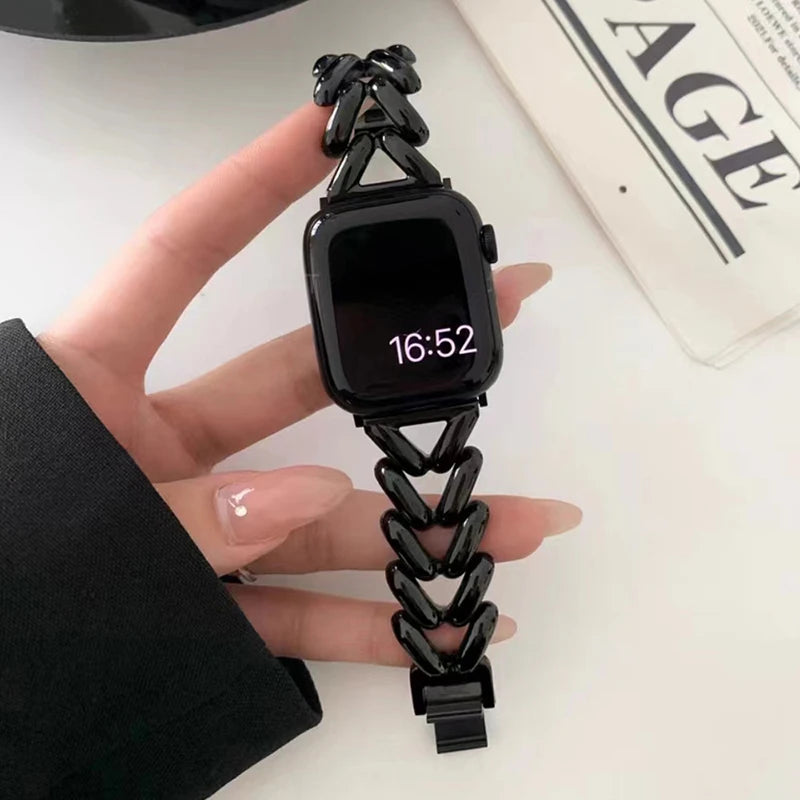 Metal Strap Apple Watch Band