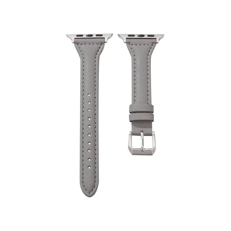 Slim Leather Apple Watch Band