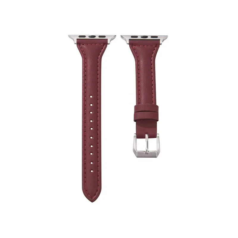 Slim Leather Apple Watch Band