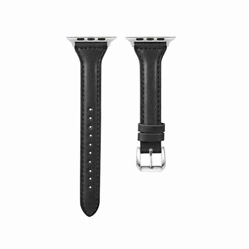 Slim Leather Apple Watch Band