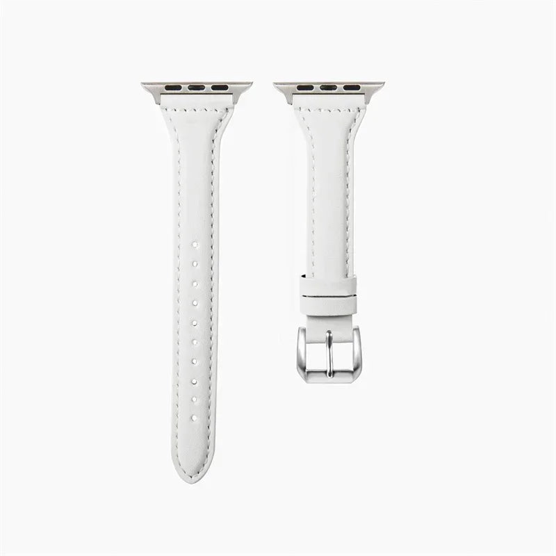 Slim Leather Apple Watch Band