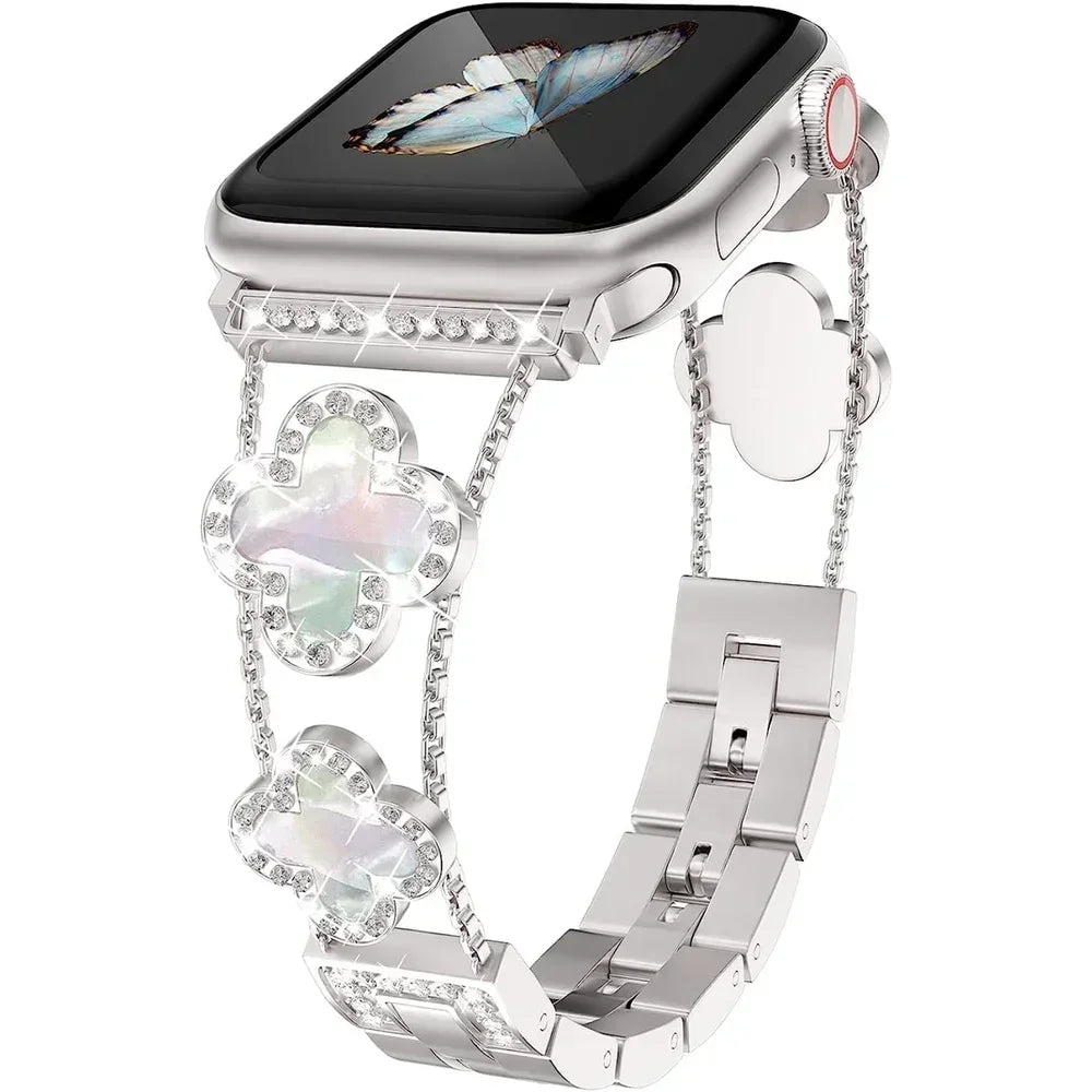Lucky Clover Apple Watch Armband - Sternenlicht