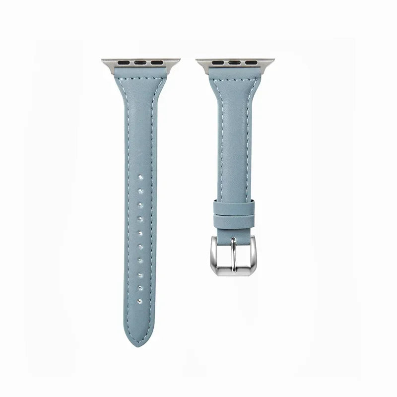 Slim Leather Apple Watch Band